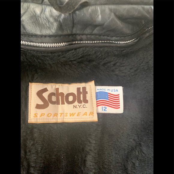 Vintage Schott women’s leather moto jacket - Picture 8 of 12